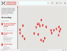 Tablet Screenshot of languagelandscape.org